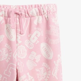 Resim Gap V-Fa Logo Heritage Çocuk Pembe Eşofman Altı 
