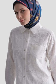 Resim Armine Brode Gömlekli Takım Ekru 
