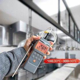 Resim Sevgift Az 8822 PT100 Problu Termometre | Yüksek Hassasiyetli 