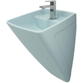 Resim Firenze Asma Monoblok Lavabo, 48 Cm, Mat Buz Mavi 1082-029-0126 