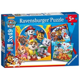 Resim Ravensburger 3x49 Parça Paw Patrol Puzzle 050482 