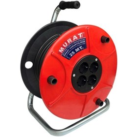 Resim Murat Kablo 3x2,5 25 Mt Kablolu Makara 