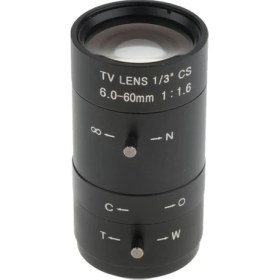 Resim Beloving 6-60MM 1/3 "endüstriyel Kamera Manuel Iris Focus Cs Montaj Lensi (Yurt Dışından) 