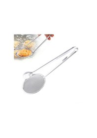 Resim Geeroyoo Çelik Yağlı Yiyecek Kaşıp Süzgeci - Ev Mutfak Yağ Filtreleme Ve Kızartma Aleti, Ergonomik Kolu İle Dayanıklı 