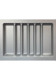 Resim Ax 74x49 Kepçelik Mutfak Çekmece Düzenleyici Gri 