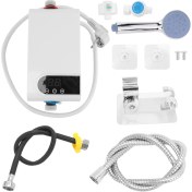 Resim 4500W En Yeni Su Isıtıcı Anında Su Isıtıcı Tanksız Anlık Musluk Tap Sıcak Su Vinç LED Dijital Ab Fiş (Yurt Dışından) 