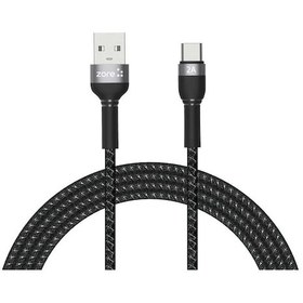 Resim Goocamp Siyah Shira Serisi Type-c Usb Kablo 2 Metre 