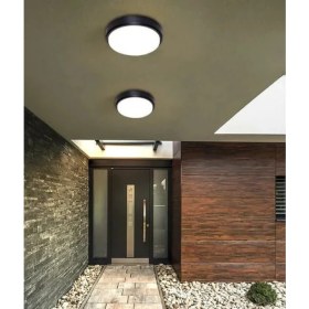 Resim 10 Adet 15W Artos Siyah Kasa Beyaz Işık Sıva Üstü LED Armatür (16,5cm) 