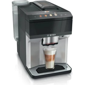 Resim Bosch TPE40307 Tam Otomatik Kahve Makinesi Metalik Inox Gümüş Piyano Siyah 