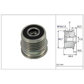 Resim Valeo 588085 Alternatör Kasnağı A-serisi W168 Cdı 98-03 6681550015 