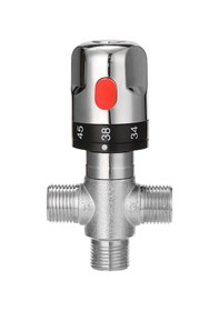 Resim Moveevo Sıcak Ve Soğuk Su Karışımı İçin Termostatik Vana, 20 C-50 C Sıcaklık Kontrolü, 0.05-1mpa Basınç 