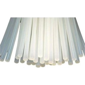 Resim Najmaddin Şeffaf Sıcak Silikon Çubuğu Mum Silikon Ince 1 kg 30 cm 