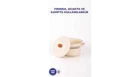 Resim Emaylab Mood Emaye Yoğurt Mayalama ve Fırın Tenceresi (2 Litre) 