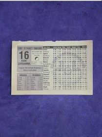 Resim 16 Ekim 2002 Takvim Yaprağı - Nostalji Koleksiyonluk Takvim Yaprağı A 