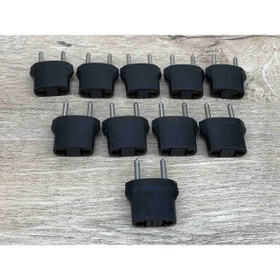 Resim Kelepir Fırsatlar Amerikadan Gelen Elektronik Cihazların Fiş Ucunu Türkiye Prizine Çevirici Siyah Plastik Adaptör 