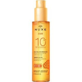 Resim Nuxe Huile Bronzante Bronzlaştırıcı Yüz&Vücut Yağı SPF10 150ml 