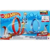 Resim HOT WHEELS Dikey Uçuş Heyecanı Pist Seti, 5-10 Yaş Arası Çocuklar İçin GRW39 
