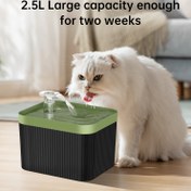 Resim 2.5L USB ile Çalışan Kedi Su Çeşmesi - Sessiz, Taze İçme Su Kediler & Köpekler İçin 