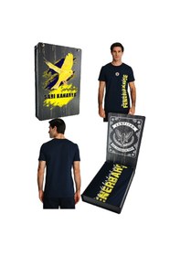 Resim Fenerbahçe Lisanslı 24/25 A Takım Antrenman Lacivert Uv Basklı Kutulu T-shirt Lacivert - Sarı 