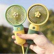 Resim Handmade Taşınabilir Mini Fan Soğutucu Masaüstü Vantilatör Usb Şarjlı 