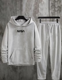 Resim DAXİS Sportwear Company Baskılı Unısex Kapüşonlu Eşofman Takım 