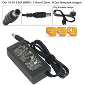 Resim Teknikshop Dell Uyumlu Inspiron 1318, Da65Ns4-00 Adaptörü 19.5V 3.34A (65W) 8Gen 