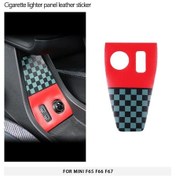 Resim Mini F65 F66 F67 Araba Sigara Çakmağı Panel Deri Çıkarma Sigara Için Jcw For F66 F67 1 Piece Set 