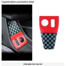 Resim Mini F65 F66 F67 Araba Sigara Çakmağı Panel Deri Çıkarma Sigara Için Jcw For F66 F67 1 Piece Set 
