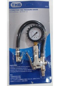 Resim Lastik Şişirme Saati 200 Psi Kadar Ölçer Hava Basar 