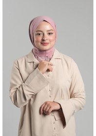 Resim Hürrem Bone Gül Kurusu Pratik Hazır Geçmeli Tesettür Eşarp Sandy Arkadan Çıtçıtlı Piliseli Hijab 2406 18 Gül Kurusu 