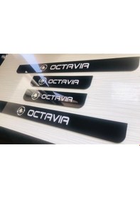 Resim Skoda Octavia Pleksi Kapı Eşiği Takımı Takmatik Plakalık Takımı 548332077 