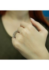 Resim Lova 1,50 Karat Efektli Pırlanta Beştaş Yüzük - 1070110 
