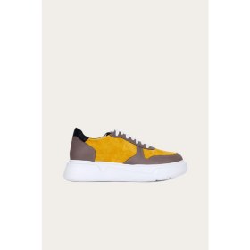 Resim Bueno Shoes Beyaz Deri-Süet Erkek Spor Ayakkabı 
