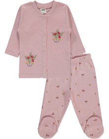 Resim Civil Baby Kız Bebek Pijama Takımı 1-6 Ay Açık Pembe 