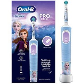 Resim Oral-B Vitality Pro Frozen Özel Seri Çocuklar İçin Şarj Edilebilir Diş Fırçası 