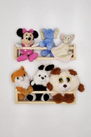 Resim Montessori Duvar Rafı - 40 CM / 2li 