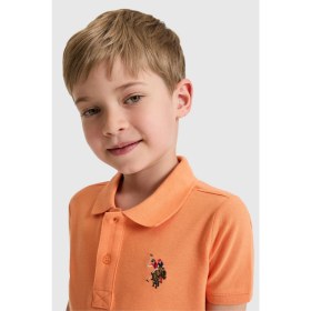 Resim U.s. Polo Assn. Erkek Çocuk Turuncu Tişört Basic 50325608-VR051 