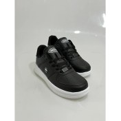 Resim 2542 Wickers Siyah-Beyaz Poli Taban Hafif Bayan Spor Ayakkabısı 