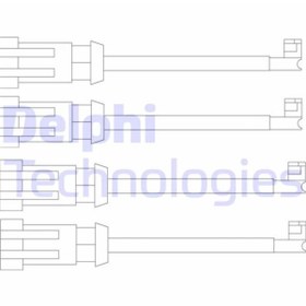 Resim Delphi FREN İKAZ KABLOSU ÖN/ARKA IVECO DAİLY. DAİLY 2 1996-2005/06 