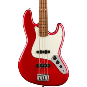 Resim Fender Player Jazz Bass 4 Telli Bas Gitar - Candy Apple / Pau Ferro 