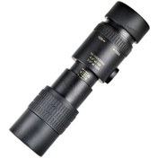 Resim 4k 10-300x40mm Süper Telefoto Zoom Monoküler Teleskop Monoküler Plaj Seyahat Avı Yürüyüşü İçin Tripodlu 