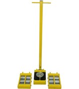 Resim 30 Ton Domuz Arabası Makina Taşıma Metal Teker Rulmanl 3 Lü Takım 