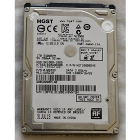 Resim Hgst Travelstar 1tb 5400RPM 8mb Önbellek Sata 6gbps Sabit Disk 