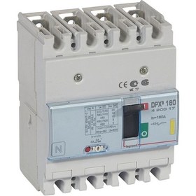 Resim Legrand Dpx³ 160Serisi Kompakt Şalter 4 Kutup Icu:16Ka Standart Tip 160A 400V Ac - 420017 