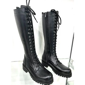 Resim Bags Shoes Step More Z38273 Kadın Bağcıklı Deri Çizme 