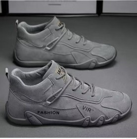 Resim Nefes Alabilen, Kaymaz Athleisure Ayakkabılar- Gri 