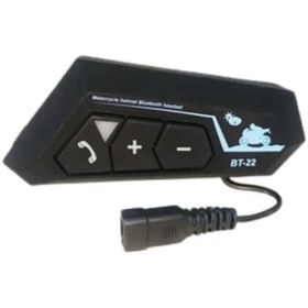Resim Evrensel Kask Uyumlu Bluetooth Intercom Kulaklık 