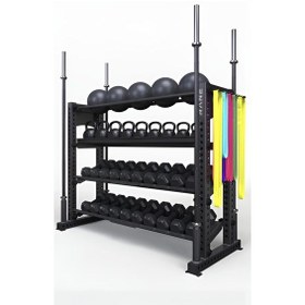 Resim Rane Dambıl Olimpik Bar Medicine Ball Kettlebell Çok Yönlü Kullanımlı Stand 