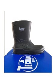 Resim Technoboots O4 Koyu Yeşil 27 Cm. Tpu Poliüretan Kısa Çizme %100 Su Geçirmez Çelik Burunsuz 