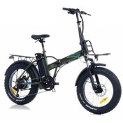 Resim Corelli BROSTER MOONER FAT BIKE ELEKTRİKLİ KATLANIR BİSİKLET 42CM HD 20 JANT 7 VİTES METALİK YEŞİL 